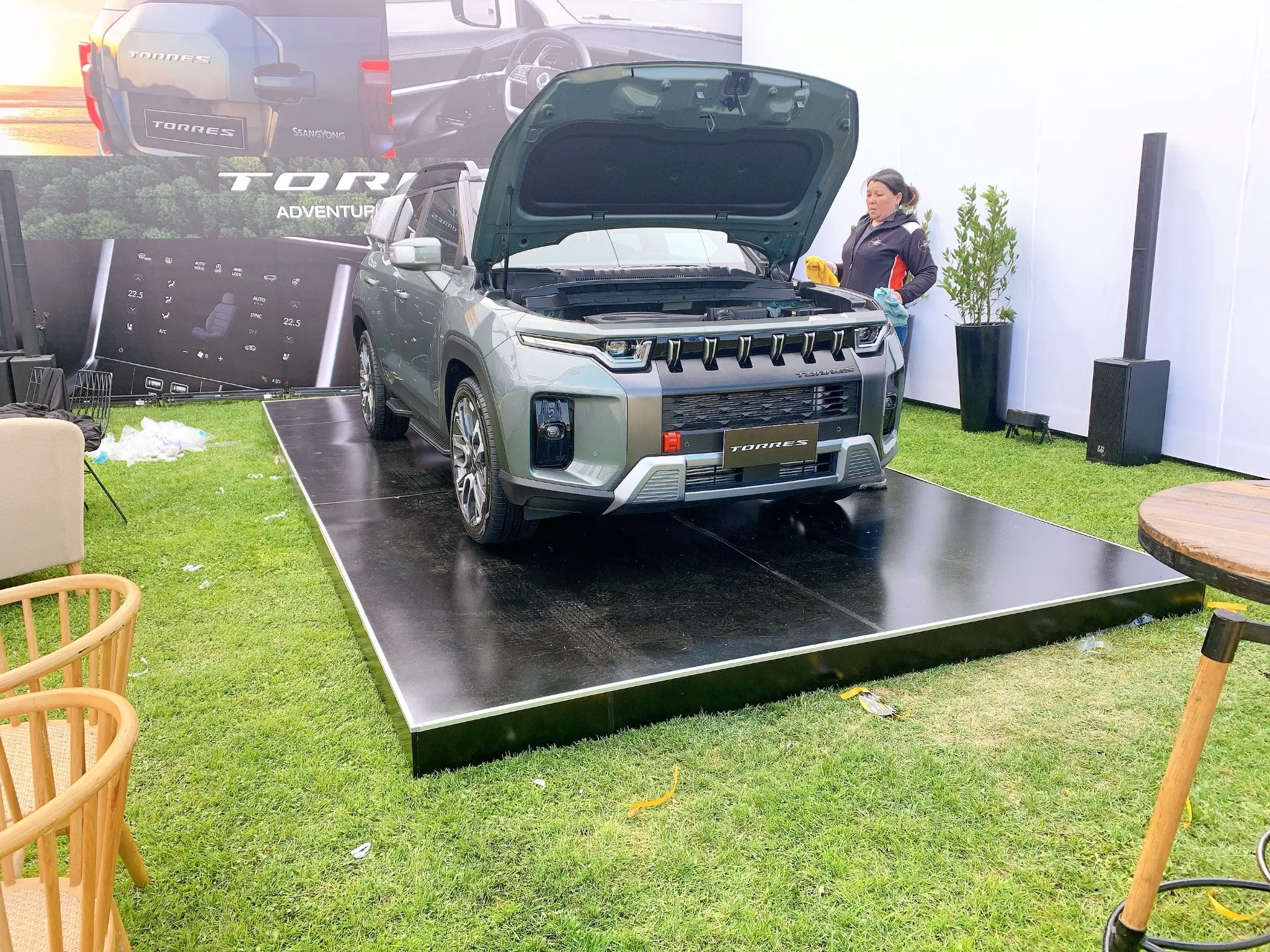 Plataforma terminada, caso SsangYong Torres